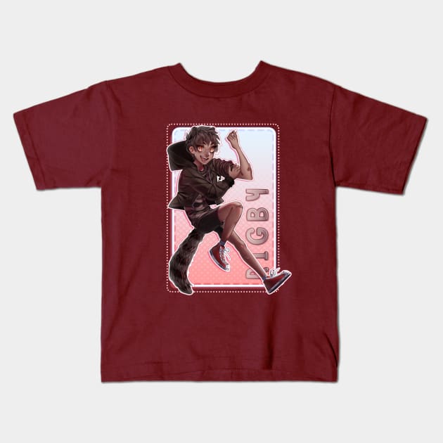 Regular Show - Rigby Kids T-Shirt by bekkie